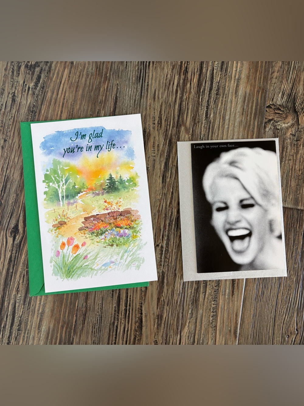 NOS Lot of 8 Greeting Cards w/Envelopes 90s Y2K Friendship Quirky Love Humor - Picture 5 of 13